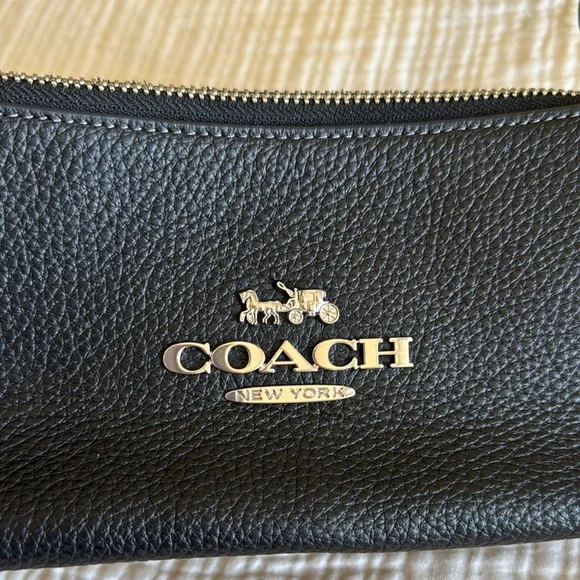 Coach Black Leather Crossbody Bag - Picture 4 of 9